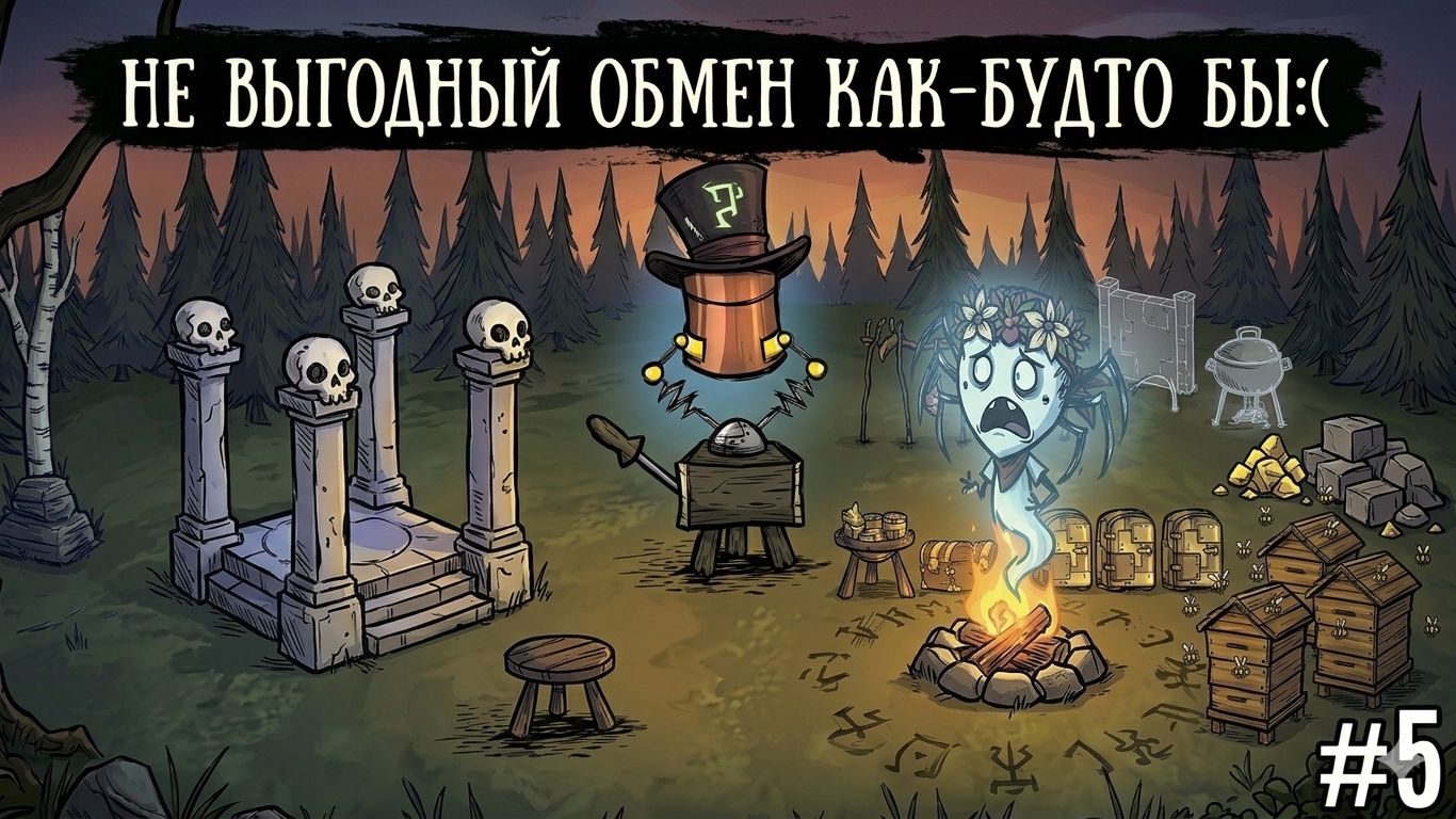Просрал алтарь из-за шляпусника! Don't Starve. Выживаем целый год за Webber Pt.5