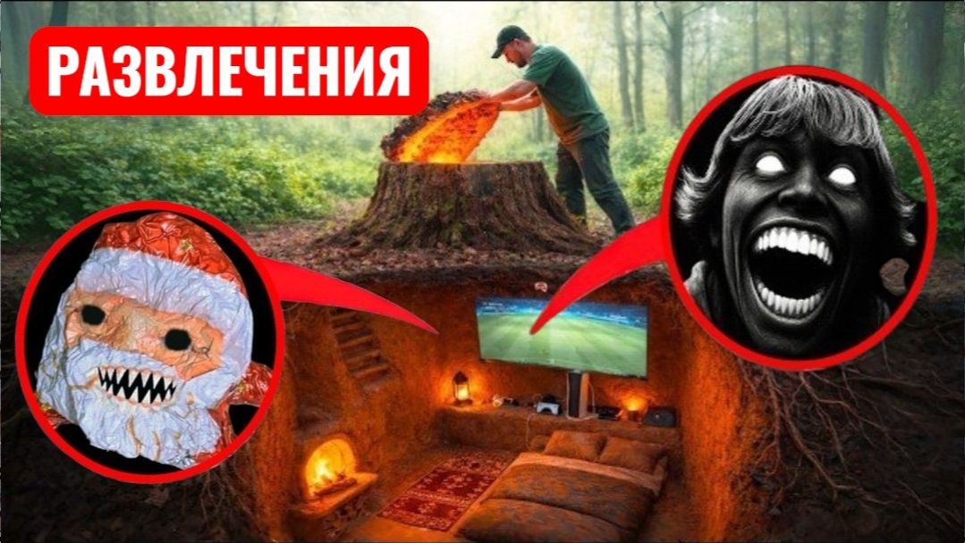 Как спрятаться в лесу от 67. ЧЕЛЛЕНДЖ. смотреть онлайн