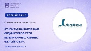 Открытая конференция ординаторов сети ветеринарных клиник «Белый Клык». Часть 1