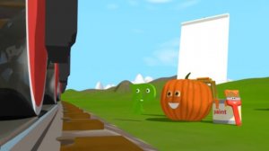 Мультфильм для малышей. Учим английский алфавит, буква P.