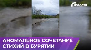 Российский регион одновременно затопило паводком и завалило сугробами