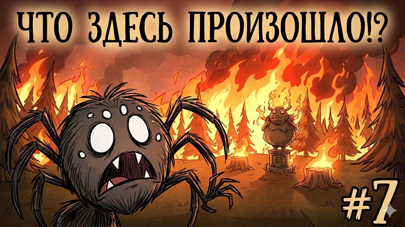 Как так получилось!? Don't Starve. Выживаем целый год за Webber Pt.7