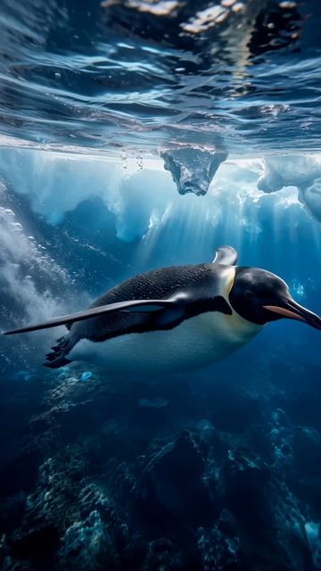 Momentos en la vida de un pingüino emperador