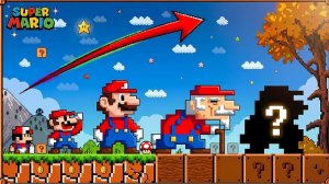 🍿 ЭВОЛЮЦИЯ МАРИО: ОТ МАЛЫША ДО СТАРИКА В SUPER MARIO BROS.