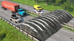 Автомобили против чудовищных лежачих полицейских — BeamNG Drive — 🔥 ULTIMATE Edition: Компиляция 2