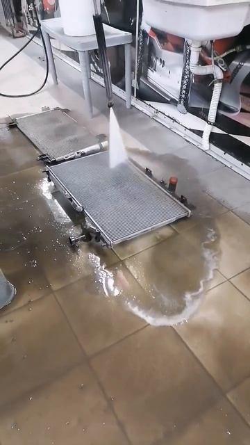 Мойка радиатора со снятием