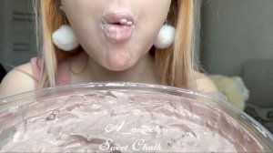 Мел Новый Оскол и Суфле в Пасте из Глины Розовая Астана/ Sweet Chalk/ASMR 💖🍨