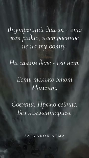 ВНУТРЕННИЙ ДИАЛОГ