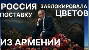 РОССИЯ ЗАБЛОКИРОВАЛА  ПОСТАВКИ ЦВЕТОВ ИЗ АРМЕНИИ