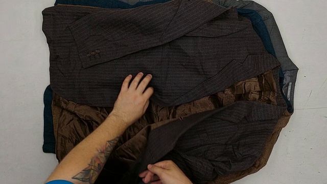 Пиджаки мужские зимние Фантазия секонд оптом 2 пак