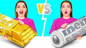 Челлендж с едой «Золото против Серебра» # Смешные ситуации с едой от BooBoom Challenge