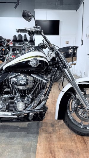 2008 HD CVO Road King ABS White Gold Sandstorm Black (VIN 5HD***1847)