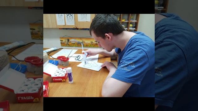 Изготовление витражных сердец. ГБССУ СО ГПВИ «Волгоградский ДСО»
