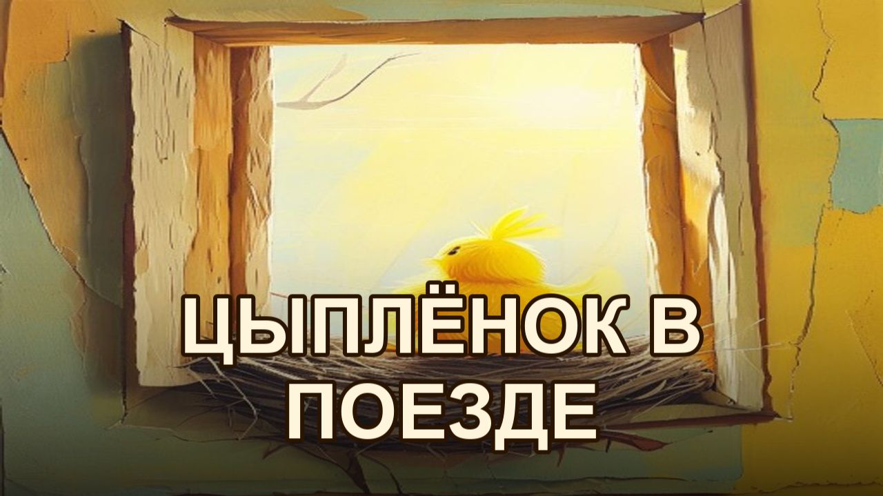Цыплёнок и его первая поездка