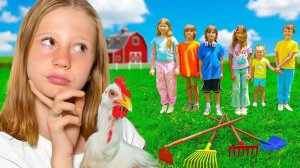 Настя и летний лагерь для детей