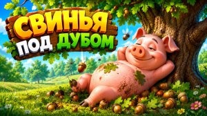 свинья под дубом
