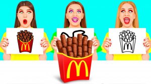 Кто лучше нарисует предмет, получит его # Смешные моменты от BooBoom Challenge