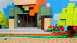 LEGO Minecraft загадочные двери — открой правильную, иначе взрыв!