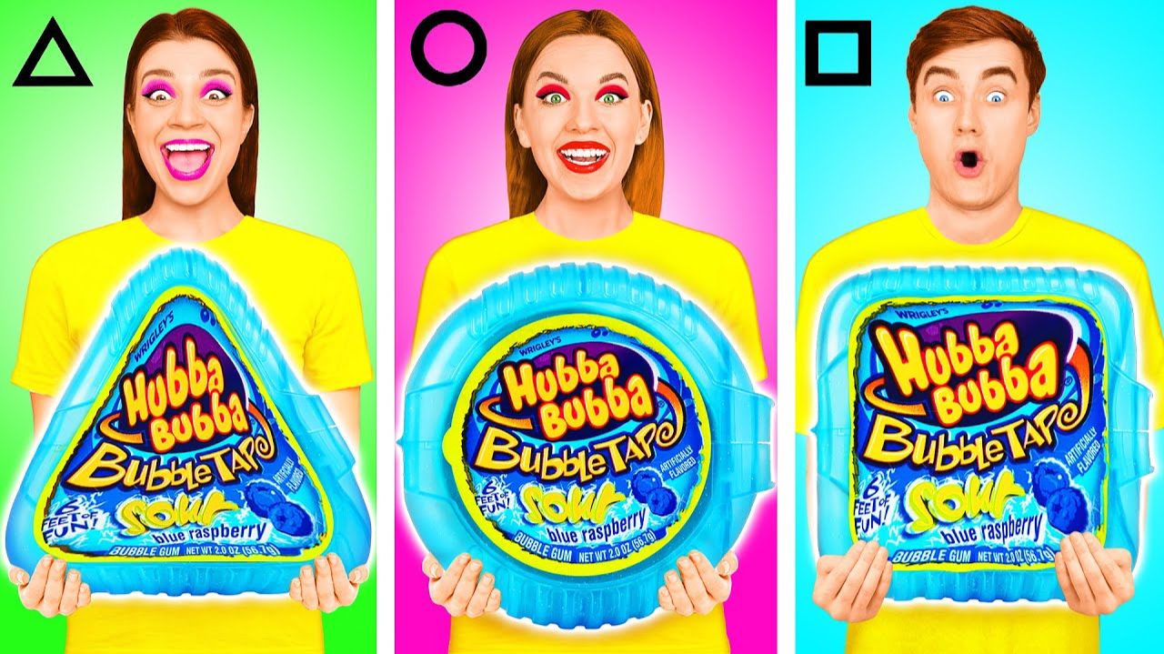 Геометрический челлендж с едой # Сумасшедший челлендж с BooBoom Challenge смотреть онлайн