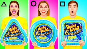 Геометрический челлендж с едой # Сумасшедший челлендж с BooBoom Challenge