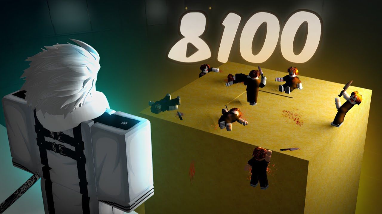 100 ИГРОКОВ С ОРУЖИЕМ НА НЕБЕСНОМ КАЛЬМАРЕ В INK GAME ROBLOX!