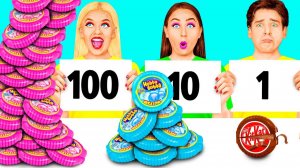 100 Слоев Еды Челлендж # Смешные челленджи с Едой от BooBoom Challenge