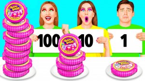 100 Слоев еды Челлендж # Мукбанг от BooBoom Challenge