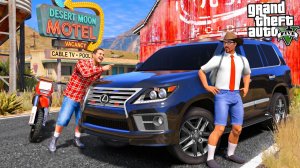 ОТЕЦ И СЫН В GTA 5 - ПОБЕГ С СЫНОЙ ИЗ ТЮРЬМЫ! ПРЯЧУСЬ ОТ ПОЛИЦИИ В СЕЛЕ! КУПИЛ LEXUS LX570! 🌊ВОТЕР