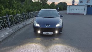 Занимаюсь светом на старом Пежо 307