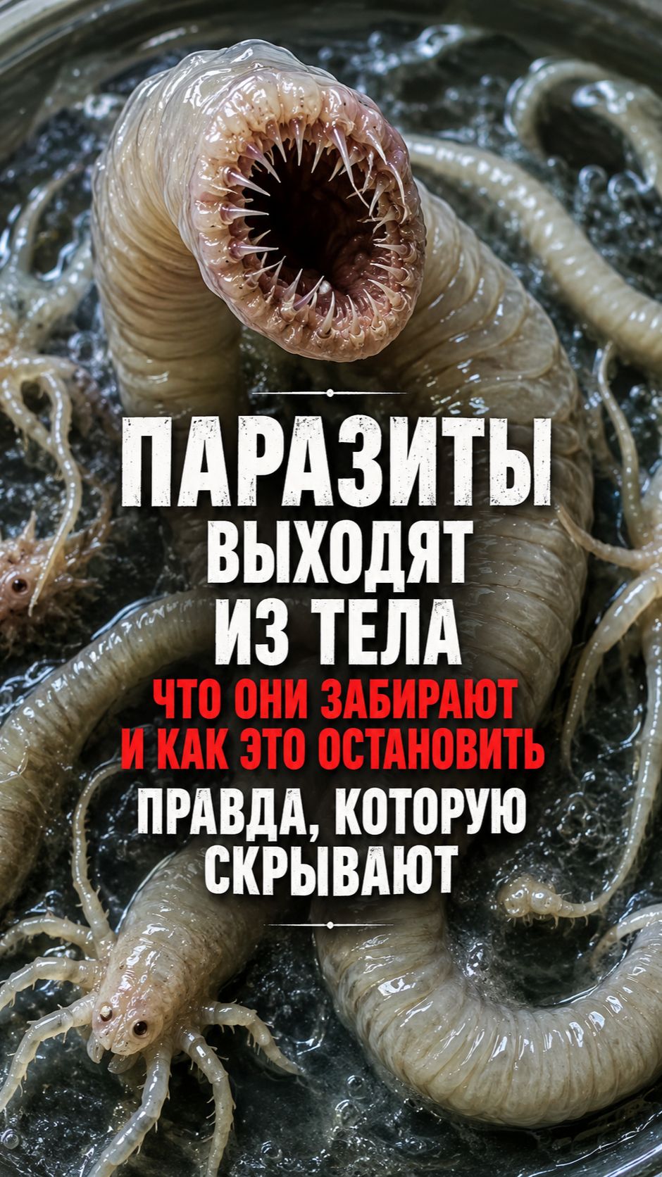Паразиты внутри нас? Шокирующие фото и факты, которые скрывали годами