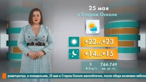 Погода в Старом Осколе на 25 мая