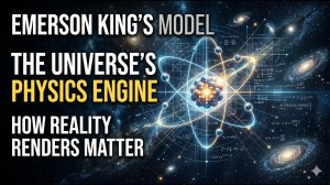 Emerson King's Model. The Universe s Physics Engine:  How Reality Renders Matter