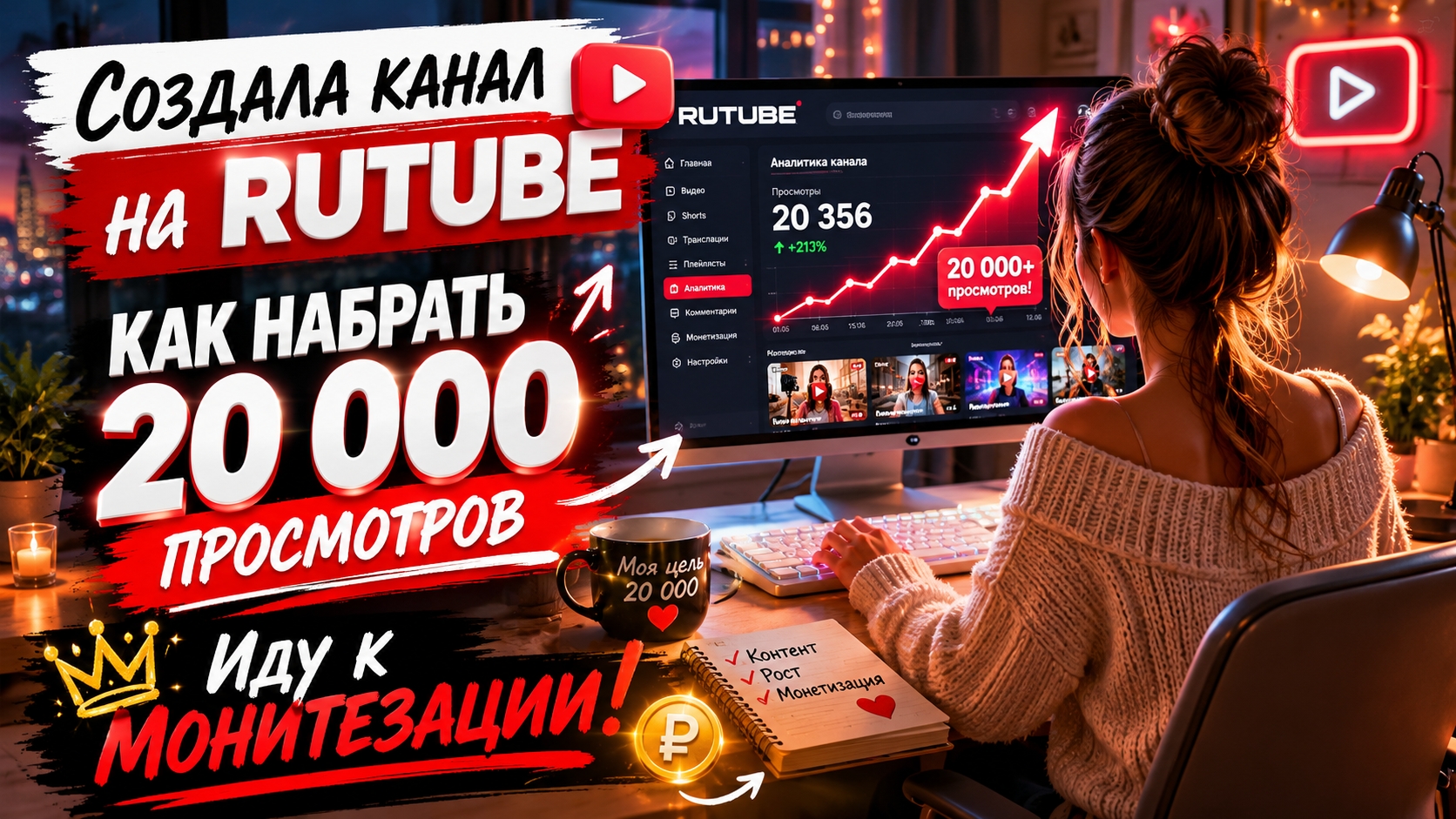 22-05-2026:СОЗДАЛА НОВЫЙ КАНАЛ И ИДУ К МОНЕТИЗАЦИИ