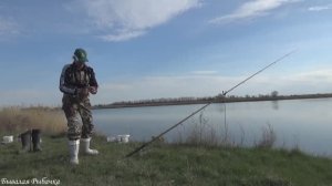 Первые караси весной.Рыбалка на водохранилище