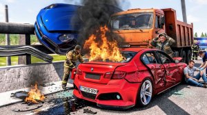 Аварии на высокой скорости - BeamNG Drive