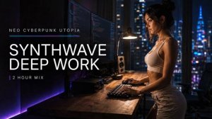 Enter Deep Work Mode ｜ Cyberpunk Synthwave Mix for Coding & Focus