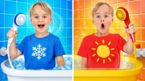 Алекс и испытание Hot vs Cold с Леей