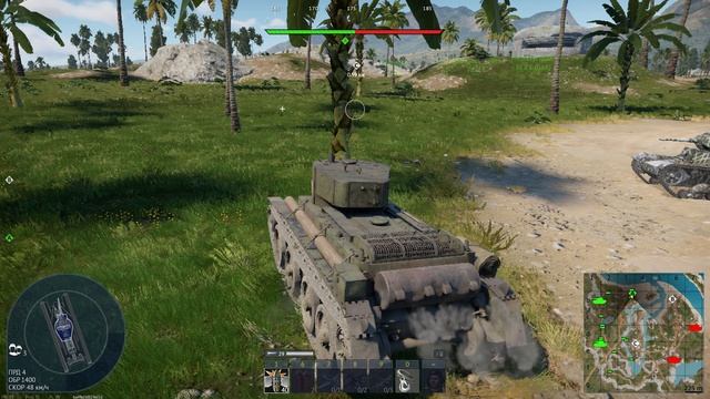 2.War Thunder. Часть 2. Танковые бои №1-№5. Первые тренировочные бои.