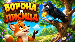ворона и лисица