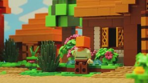Пустынные храмы — это круто! — Жизнь Алекса и Стива  Lego Minecraft Видео детям