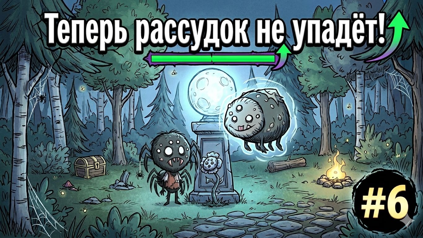 Нашёл Гломмера! рассудок не будет падать так быстро! Don't Starve. Выживаем целый год за Webber Pt.6