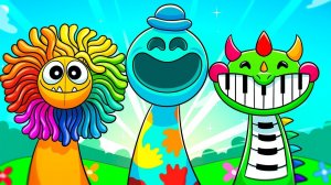Спрунки встретились с Доуи (Poppy Playtime 4)