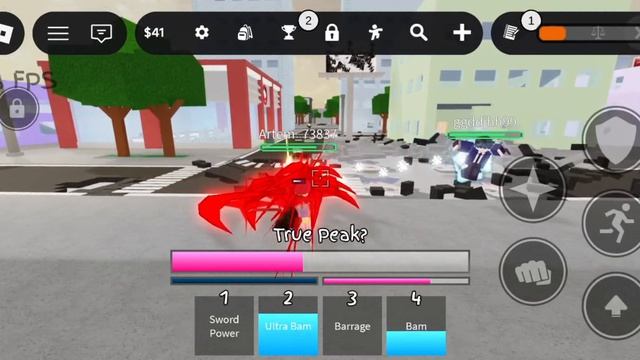 ЖЖС ПЕРСОНАЖИ ПРОТИВ ВОЮ 15% | ROBLOX JUJUTSU SHENANIGANS смотреть онлайн
