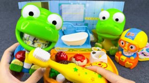 Игровой набор «Еда и горшок» Распаковка и Обзор ярких игрушек! Яркие Мультики для детей смотреть!