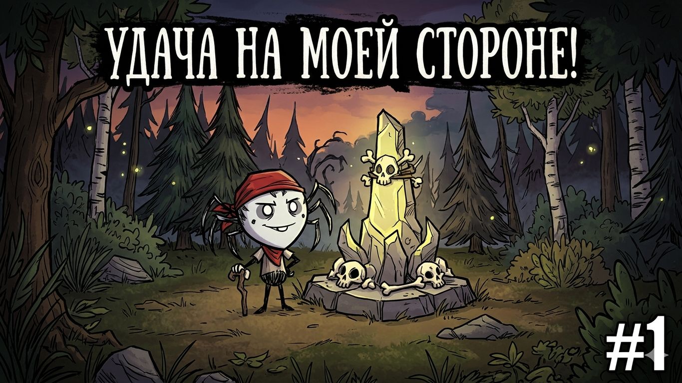 Удача мне улыбается;} Don't Starve. Выживаем целый год за Webber Pt.1