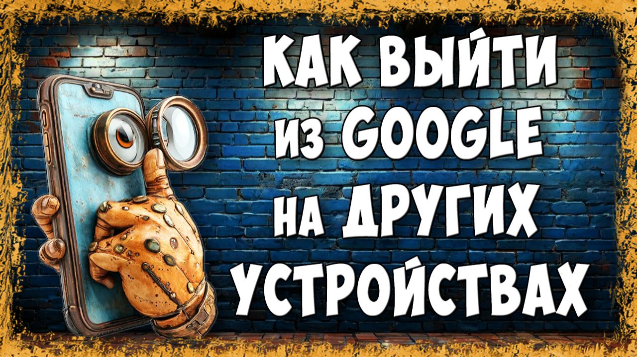 Выйти из Гугла аккаунта на всех других устройствах через телефон ДЛЯ ВК