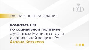Расширенное заседание Комитета СФ по социальной политике