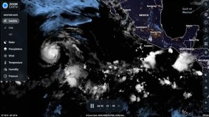 Miran Rubin - Major Hurricane Calvin 2023 I Zoom Earth | Weather Map & Hurricane Tracker I Deo 2