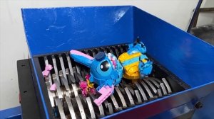 LEGO‑STITCH встречает шреддер — забавный эксперимент с игрушками