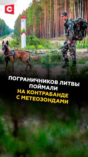 В Литве задержаны пограничники за контрабанду с метеозондами #литва #криминал #новости